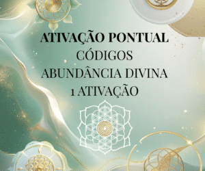 Ativação PONTUAL dos Códigos da Abundância Divina. Ferramenta prática para ativar os códigos de abundância divina em nosso corpos sutis e físico.